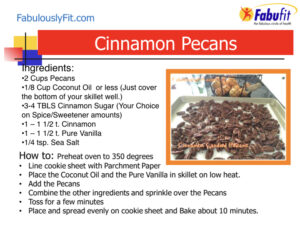 Cinnamon Pecans